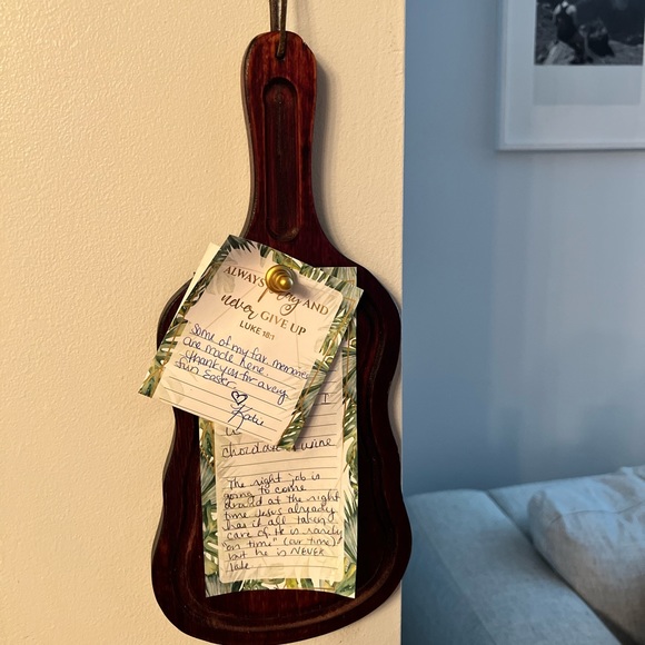 Antique magnetic message board solid wood - Picture 4 of 4